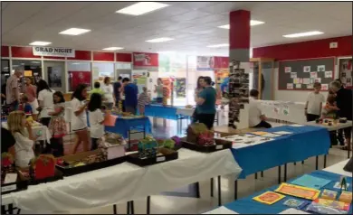  ??  ?? The 2016 Spanish Fork Youth Arts Festival offered a wide variety of classes for youth ages 18 months to 18 years old. Pictured is the Youth Arts Festival Showcase where students exhibited their creations.