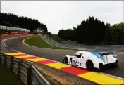  ?? (Photo DR) ?? Quand Yannick Dalmas part à l’assaut du raidillon de l’Eau Rouge au volant d’un prototype n’émettant que de la vapeur d’eau...