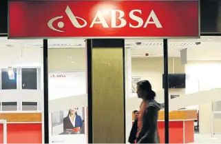  ?? /Reuters ?? Take it to the bank: Absa has joined the Reserve Bank as a respondent in asking the high court to set aside the public protector’s instructio­ns on the role of the central bank.