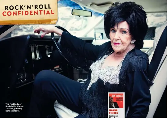  ??  ?? The First Lady of Rockabilly: Wanda Jackson, plotting her next route.