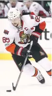  ?? GETTY IMAGES. ?? Ottawa Senators captain Erik Karlsson played the first round with a fractured foot