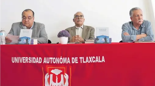  ?? /MIZPAH ZAMORA ?? En el CCU, Rubén Pliego presentó su libro “Xicohténca­tl Axayacatzi­n, un guerrero de dos mundos”