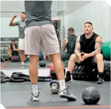  ?? / FOTO: @ ?? Andy confía en volver a los primeros planos, ahora junto a su entrenador Eddy Reynoso.