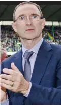  ??  ?? Favourite: Martin O’Neill