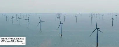  ?? ?? RENEWABLES: Lincs Offshore Wind FarmPA