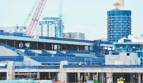  ?? CAMPAIGN: North Queensland Stadium constructi­on is being interrupte­d by union bullies, says a reader. Picture: ZAK SIMMONDS ??