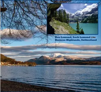  ??  ?? Ben Lomond, Loch Lomond Like Bernese Highlands, Switzerlan­d