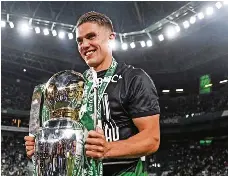  ?? ?? Gyokeres foi bicampeão no Sporting