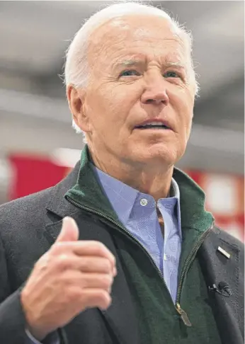  ?? MANDEL NGAN/AFP VIA GETTY IMAGES ?? It was President Joe Biden’s idea to bump New Hampshire from its prized primary calendar slot in favor of South Carolina, which resuscitat­ed his struggling campaign in 2020.
