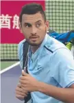  ??  ?? $40,000 FINE: Nick Kyrgios.