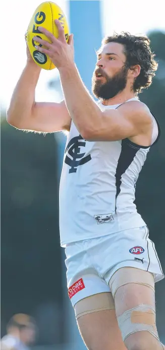  ?? ?? Former Blue Levi Casboult is expected to have a Covid vaccinatio­n before the draft.