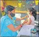  ?? PTI ?? A health care worker administer­s Covid vaccine.