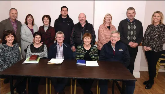 ??  ?? The Duhallow Scór Committee at their AGM in Boherbue. Photo by John Tarrant