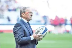  ?? — AFP photo ?? Jacques Brunel will stand down as France coach after the World Cup.