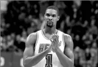  ?? LM OTERO / AP FILE ?? Chris Bosh was dealing with more than one blood clot earlier this year, and said on Wednesday that he felt written off when Miami Heat team doctors advised him that the situation would likely be career-ending.