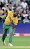  ?? ProSports/ Shuttersto­ck/BackpagePi­x GRAHAM HUNT ?? KAGISO Rabada is “progressin­g well” ahead of the first Test against England that starts on Wednesday.
|
