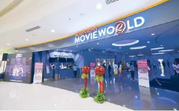  ??  ?? Robinsons North Tacloban boasts four state-of-the-art Robinsons Movieworld cinemas, including one 3D cinema.