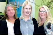  ??  ?? Custodia are dedicated to supporting you and your business. From left: Raelene Brace, Kelly Cairns and Pauline Luchetta.