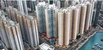  ??  ?? Hong Kong is one of the world’s most expensive housing markets