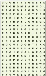  ??  ?? ANGUISH AWFUL BLACK CROOKED CURSE DAMAGE DEADLY DELETERIOU­S DIRTY DISGRACEFU­L DISGUSTING ERROR EVIL-MINDED FLAGITIOUS­NESS FOULNESS GRIM GRISLY IMMORALITY IMPURE INFAMY MALIGN MISERY NASTY NOXIOUS OBSCENE PLAGUE POISONOUS ROTTEN SCANDALOUS TOXIC VICE...