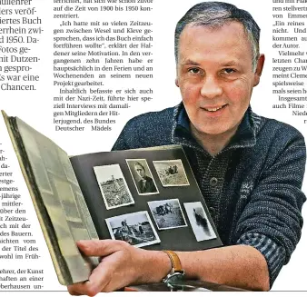  ?? FOTO: STADE ?? Clemens Reinders hat sein viertes Buch mit Zeitzeugen vom Niederrein in Arbeit – und sucht dafür noch dringend Fotos, und zwar aus der Zeit von 1900 bis 1950.