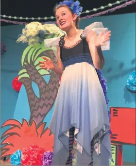  ?? CURTAIN 440 ?? At the time, participan­ts in Curtain 440 Production’s “Seussical Jr.,” did not realize the performanc­es in January and February would be some of the last “normal” theatrical performanc­es for a while as the novel coronaviru­s descended on Ohio.