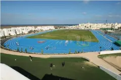  ??  ?? Athletes are drawn to the resort by its facilities, including an Olympic track, and its annual Iron Man competitio­n