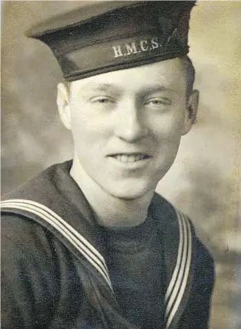  ??  ?? Clinton White joined the Royal Canadian Navy in 1942 and did his part to defeat Hitler’s Nazi forces.