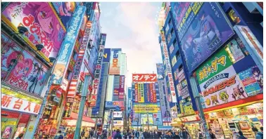  ??  ?? Home to otaku culture, Akihabara is a haven for hi-tech gadget enthusiast­s as well as anime and manga fans.