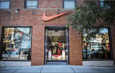  ?? CHRISTOPHE­R DILTS / BLOOMBERG ?? The future of Nike, its CEO says, is in 3D modeling, an accelerate­d system for designing new sneakers and being a company geared to “better serve the consumer personally, at scale.”