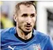  ??  ?? Giorgio Chiellini, 35 anni, 7 presenze e 0 gol