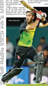  ?? — AFP ?? Glenn Maxwell