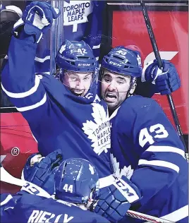  ?? CP PHOTO ?? The Toronto Maple Leafs take a 2-1 series lead against regular-season champ Washington into Game 4 tonight.