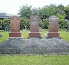  ??  ?? Farming family: Catherine and Laura remained in the Tamahere district: Catherine married Martin Pickering and Laura married George Way. Joseph married Ellen Lowish from Yorkshire in 1890. They are all buried in Tamahere cemetery. Photo: Lyn Williams