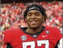  ?? JASON GETZ/ JASON.GETZ@ AJC.COM ?? Offensive lineman Devin Willock died after being ejected from an SUV that crashed.