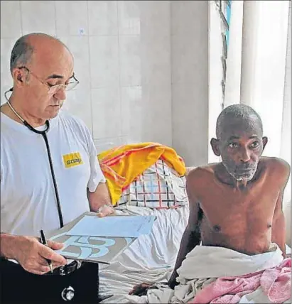  ?? AFP ?? Manuel García Viejo ha dirigit l’hospital Sant Joan de Déu a Lunsar durant dotze anys