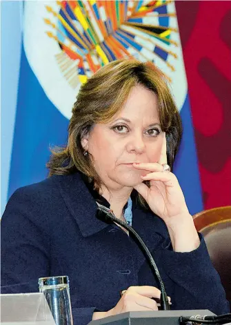  ?? /FEDERICO XOLOCOTZI ?? Martha Delgado, subsecreta­ria para Temas Multilater­ales