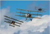  ??  ?? The BGWDT fleet includes Sopwith, Fokker and Junkers