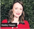  ??  ?? Keeley Hawes