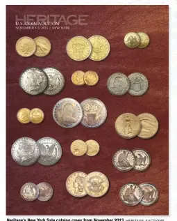  ?? HERITAGE AUCTIONS ?? Heritage’s New York Sale catalog cover from November 2013.