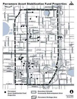  ?? COURTESY PHOTO ?? A map of the units purchased by the Parramore Asset Stabilizat­ion Fund.