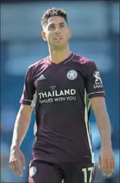  ??  ?? Ayoze Pérez, con el Leicester.