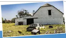  ?? ?? A car wreck in the farmyard at the historic Ratelrivie­r farm in the Agulhas National Park, a World Heritage Site.