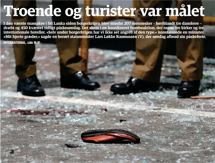  ?? FOTO:DINUKA LIYANAWATT­E/ REUTERS ?? St. Anthonys Shrine var en af tre kirker, hvor der blev udløst bomber.