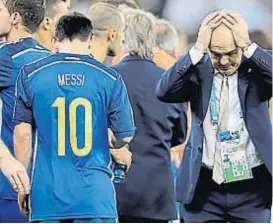  ?? (AP) ?? Brasil 2014. Cuando perdió frente a Alemania la final del Mundial brasileño, Argentina se llevó 25 millones de dólares.