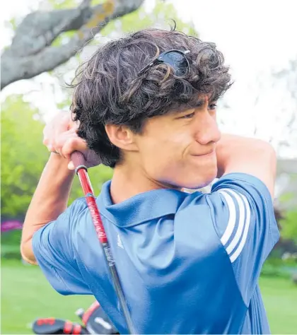  ?? ?? Levin golfer Denzil-Viper Tatana, 18, will play for Manawatu-Whanganui in the Shand Cup this weekend.