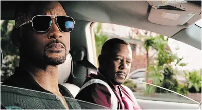  ?? SONY PICTURES TRIBUNE NEWS SERVICE ?? Will Smith and Martin Lawrence in “Bad Boys for Life.”