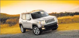  ?? Jeep ?? Chapman’s Jeep Renegade is the perfect early graduation present. The affordable subcompact SUV is fit for any active lifestyle.