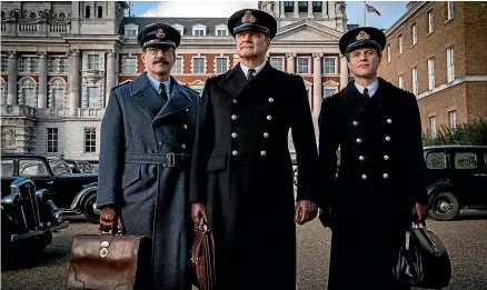  ?? ?? Matthew Macfadyen, Colin Firth and Johnny Flynn star in Operation Mincemeat.