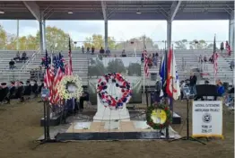  ?? Courtesy of The Exchange Club ?? A Call to Honor: The Tomb of the Unknown Soldier replica is coming to Zelienople this summer from its home base at The Exchange Club of Rome, Ga.